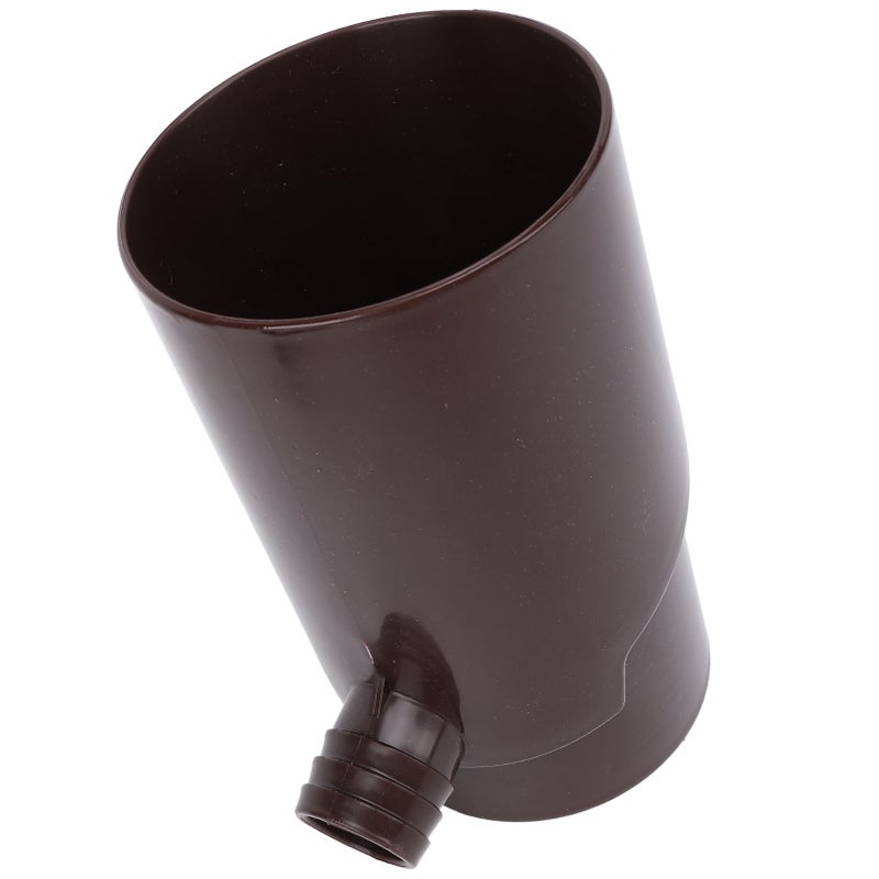 10cm Rainwater Collection System Efficient Round Downspout Diverter for Irrigation Systems Aquariums Brown - Image 3
