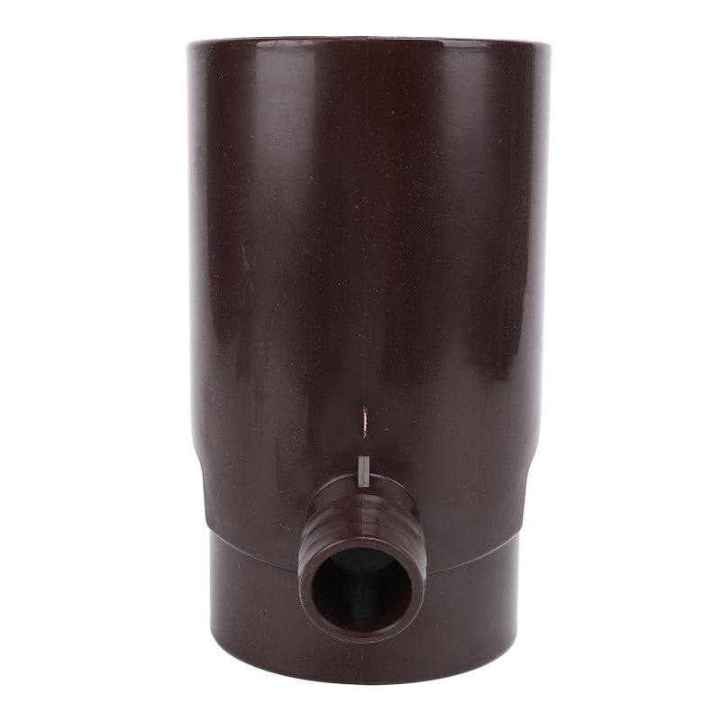 10cm Rainwater Collection System Efficient Round Downspout Diverter for Irrigation Systems Aquariums Brown - Image 2