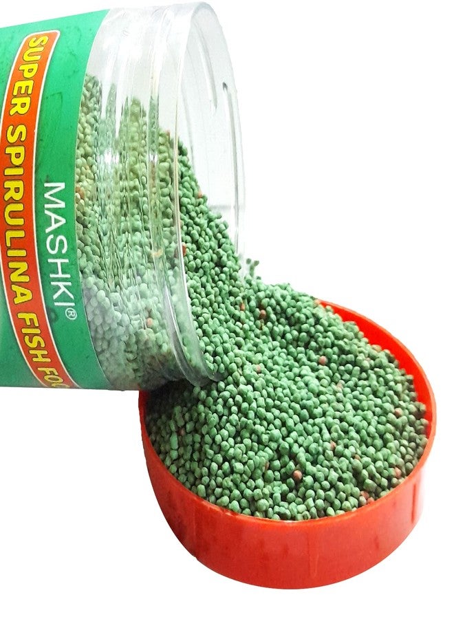 MASHKI Super Spirulina Aquarium Food - Color & Growth Enhancing Pellets for Tropical Fish - Nutritious Formula for All Life Stages (Young to Adult), 180 gram - Image 5