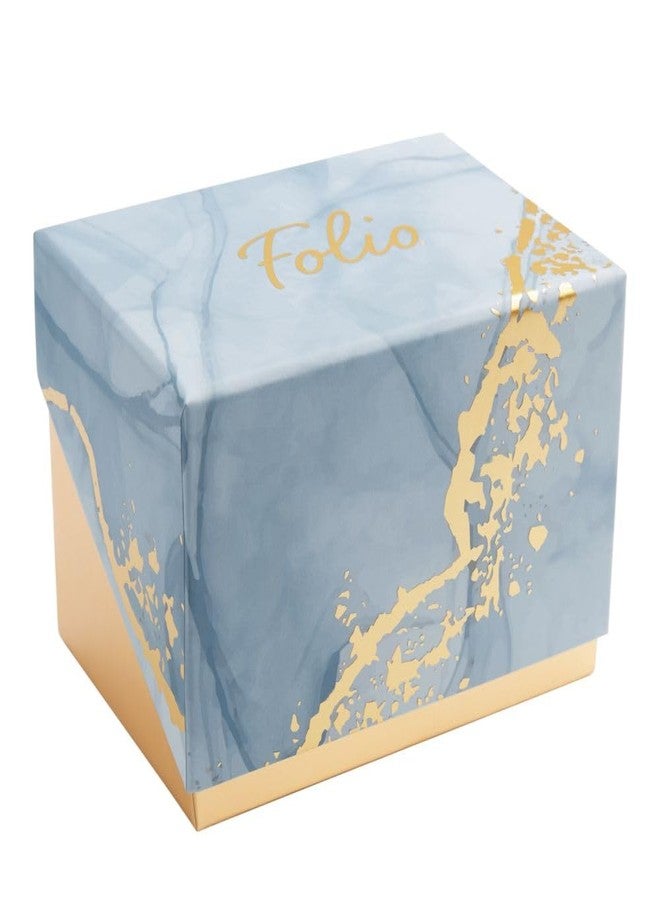 فوليو طقم هدايا ساعة فوليو الرجالية بثلاث عقارب مصنوعة من البولي يوريثان الأسود، أسود - Image 4