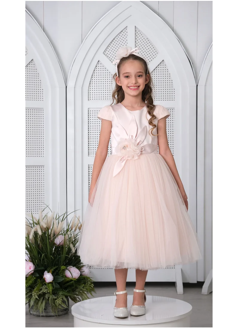 VIA BAMBINO Flower Girls Dress Baby Pink 3167