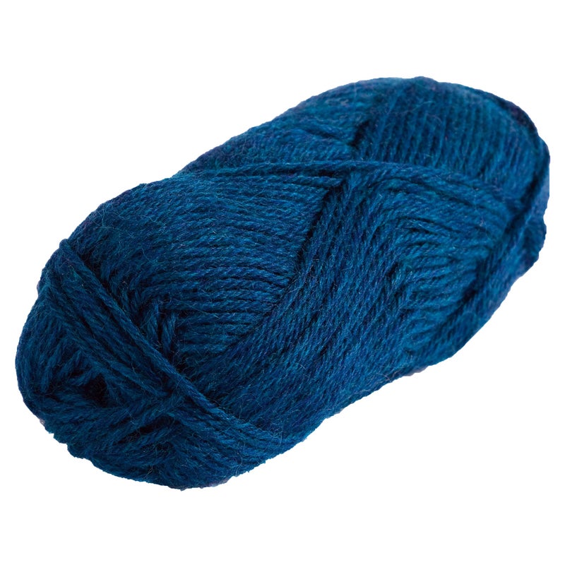 Knit Picks Wool of The Andes Worsted Weight 100 Wool Yarn Blue 1 Ball  Sapphire Heather