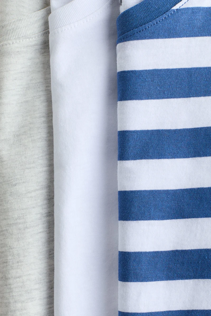 H&M 3-pack cotton T-shirts