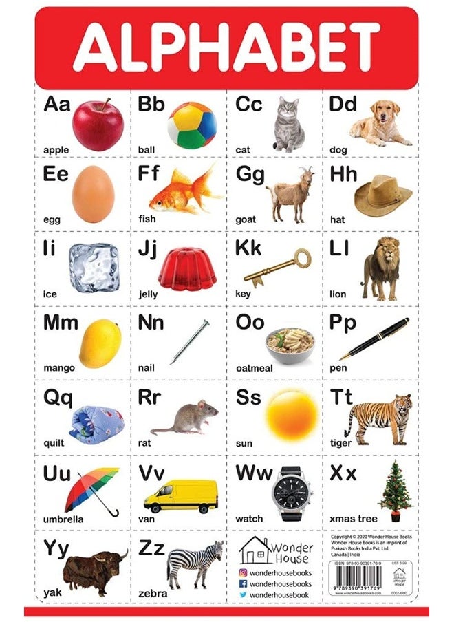 Alphabet - my first early learning wall posters: for preschool, kindergarten, nursery and homeschooling (19 inches x 29 inches)  - Image 4