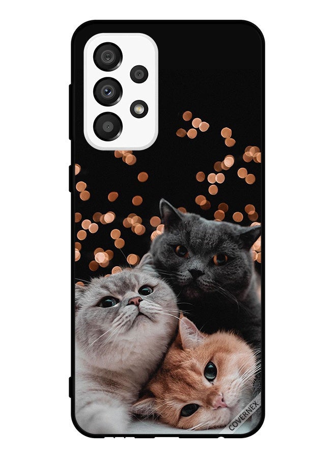 Covernex غطاء حماية لجهاز سامسونج جالاكسي A33 5G قطط - Image 1