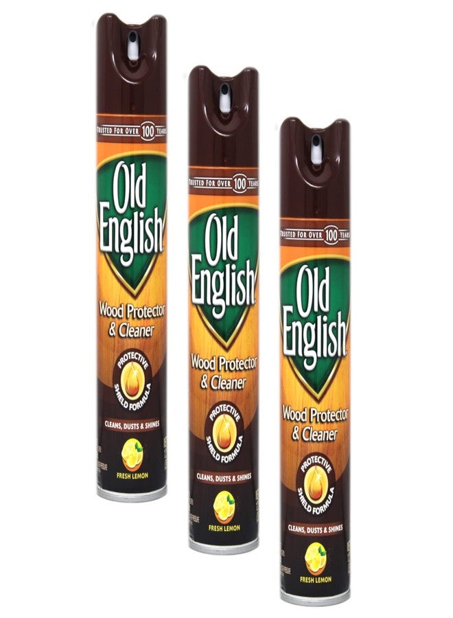 OLD ENGLISH Aerosol Wood Protector & Cleaner, Fresh Lemon 12.50 oz (Pack of 3) - Image 1