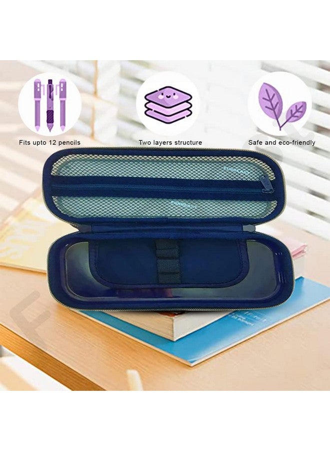 فنبلاست حقائب أقلام فان بلاست بتصميم ديناصور للأولاد - حقيبة متعددة الأغراض بسحاب للأولاد في المدارس، صندوق منظم للأدوات المكتبية، حقيبة أقلام أنيقة لأطفال المدارس، هدية إرجاع للأطفال - Image 5