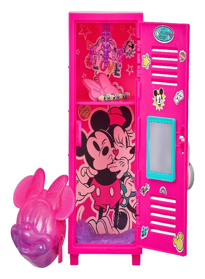 REAL LITTLES Disney - Minnie Mouse Locker and Exclusive Backpack. Customize Your Locker with 10 Surprises - Image 1