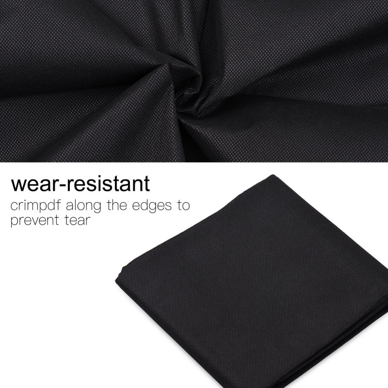 Photography Backdrop 1 X 1.5m Non Reflective Surface Backdrop For Photoshoot - Durable Washable Reusable Photography Backdrops Black For Home Photography Photo Studio Portrait Shooting Video Productio - Image 5