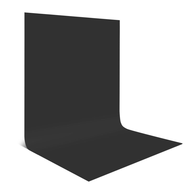 Photography Backdrop 1 X 1.5m Non Reflective Surface Backdrop For Photoshoot - Durable Washable Reusable Photography Backdrops Black For Home Photography Photo Studio Portrait Shooting Video Productio - Image 2