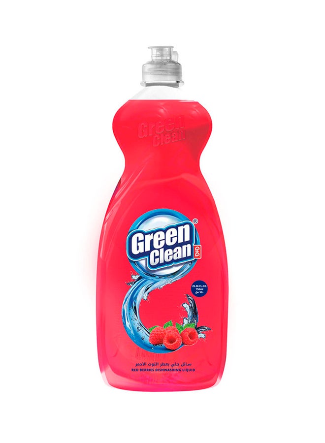 Green Clean Dishwashing Liquid Red Cherry 750ml - Image 2
