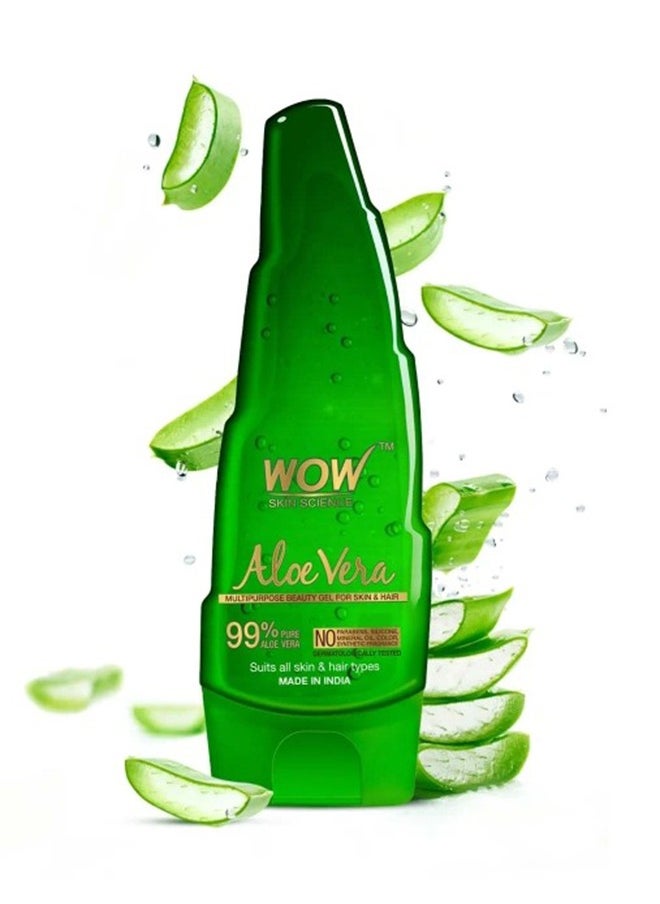 WOW Skin Science Aloe Vera Multipurpose Beauty Gel For Skin And Hair 150 Ml  - Image 1