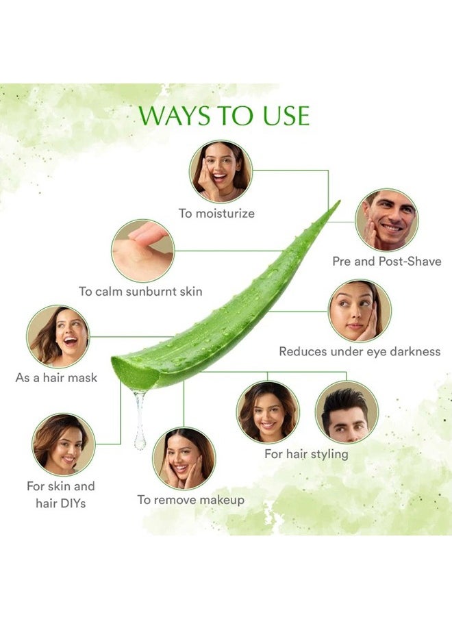 WOW Skin Science Aloe Vera Multipurpose Beauty Gel For Skin And Hair 150 Ml  - Image 3