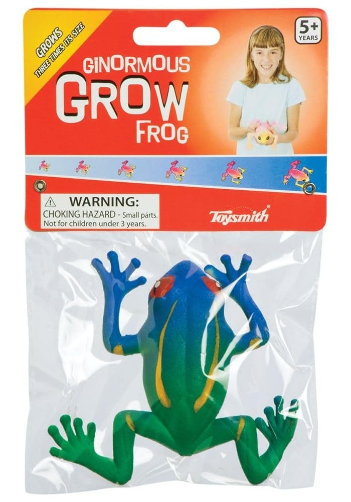 Toysmith Ginormous Grow Frog - Expands from 3 to 8 Inches - Image 3