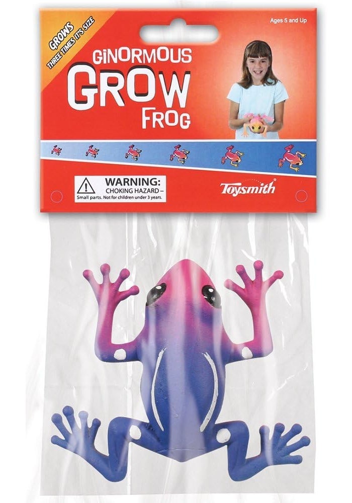 Toysmith Ginormous Grow Frog - Expands from 3 to 8 Inches - Image 2