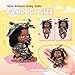 Hanaive 6 Pcs Mini Baby Dolls 4 Inch Easter Basket Dolls Tiny Reborn Lifelike Realistic Holiday Birthday Gifts Set for Girls Toddlers Kids Basket StuffersBlack - Image 4