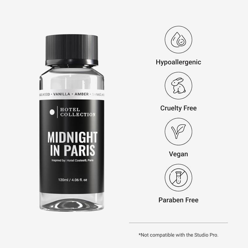 AROMA360 Hotel Inspired Scent Oil Refills | Luxury Hotel Inspired Aromatherapy Diffuser Oils | Midnight in Paris | 120 mL (4.05 oz) - Image 1