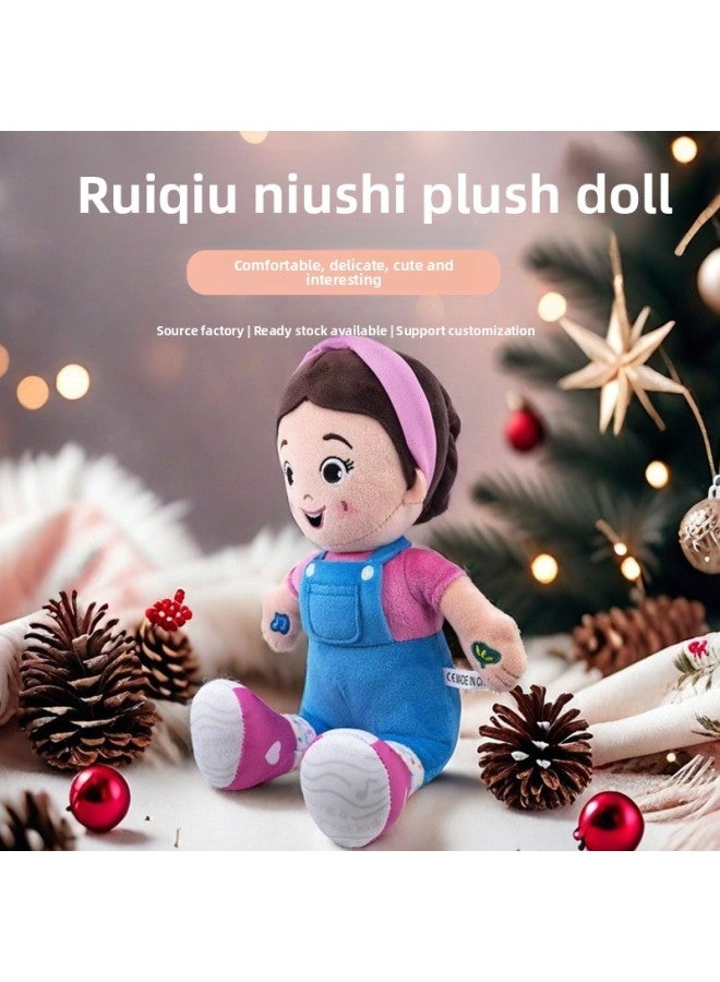 MsRachel Rachel سيدة الأطفال الإنجليزية التنوير التعليم دمية الموسيقى ألعاب من نسيج مخملي هدية-اللون: سيدة التنفس من Ruiqiu - Image 2