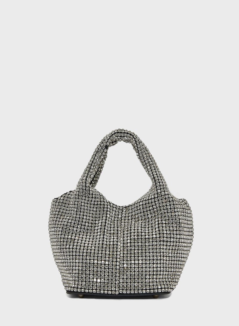 Namshi x Diamante Stone Handbag - Image 2