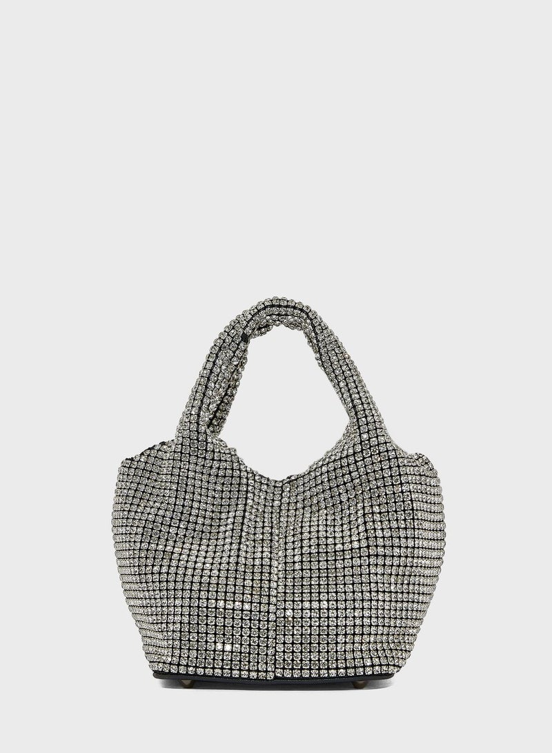 Namshi x Diamante Stone Handbag - Image 3