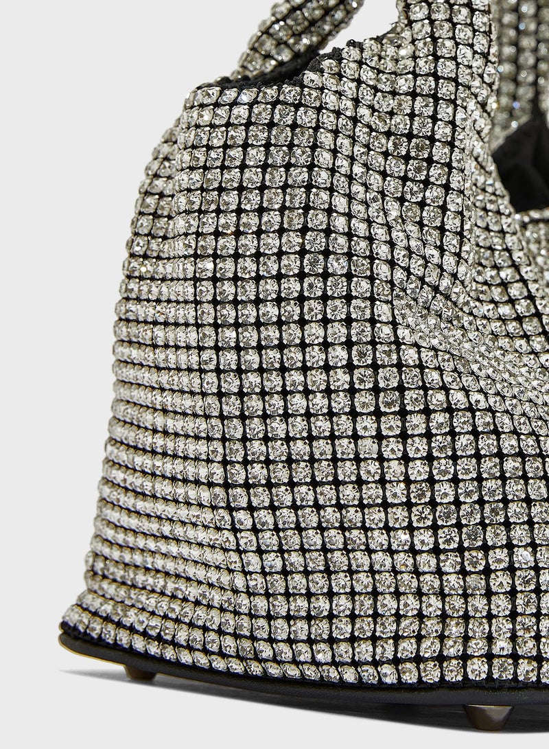 Namshi x Diamante Stone Handbag - Image 5