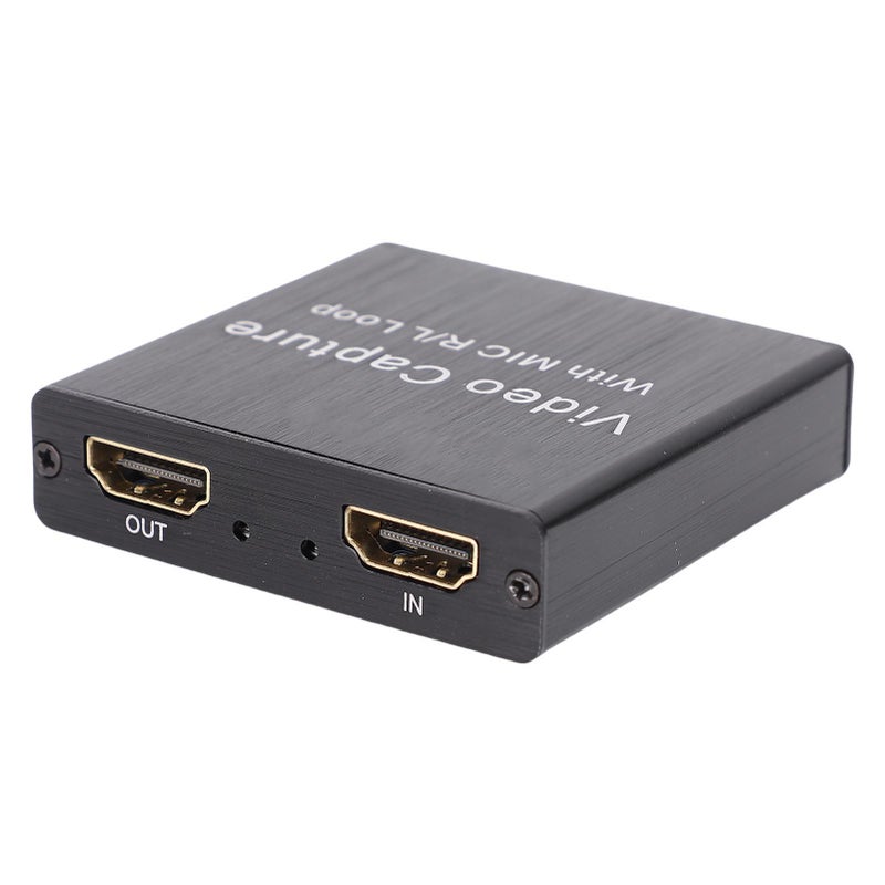 بطاقة التقاط الفيديو 4K، بطاقة التقاط من USB إلى واجهة الوسائط المتعددة عالية الوضوح مع مخرج تكراري وميكروفون 3.5 مم ومخرج فيديو بدقة 1080 بكسل لجيم التدفق - Image 2