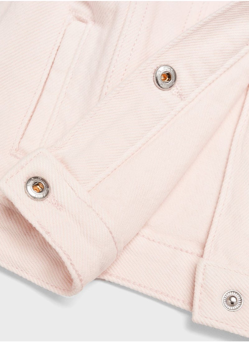 MANGO - Kids Button Detail Jacket - Image 1