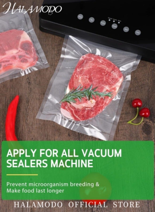 HALAMODO Vacuum Sealer Bags Rolls Puncture Prevention Food Sealer Bag for Food Storage Great for Sous Vide Cooking, Commercial Grade, BPA Free  - Image 4