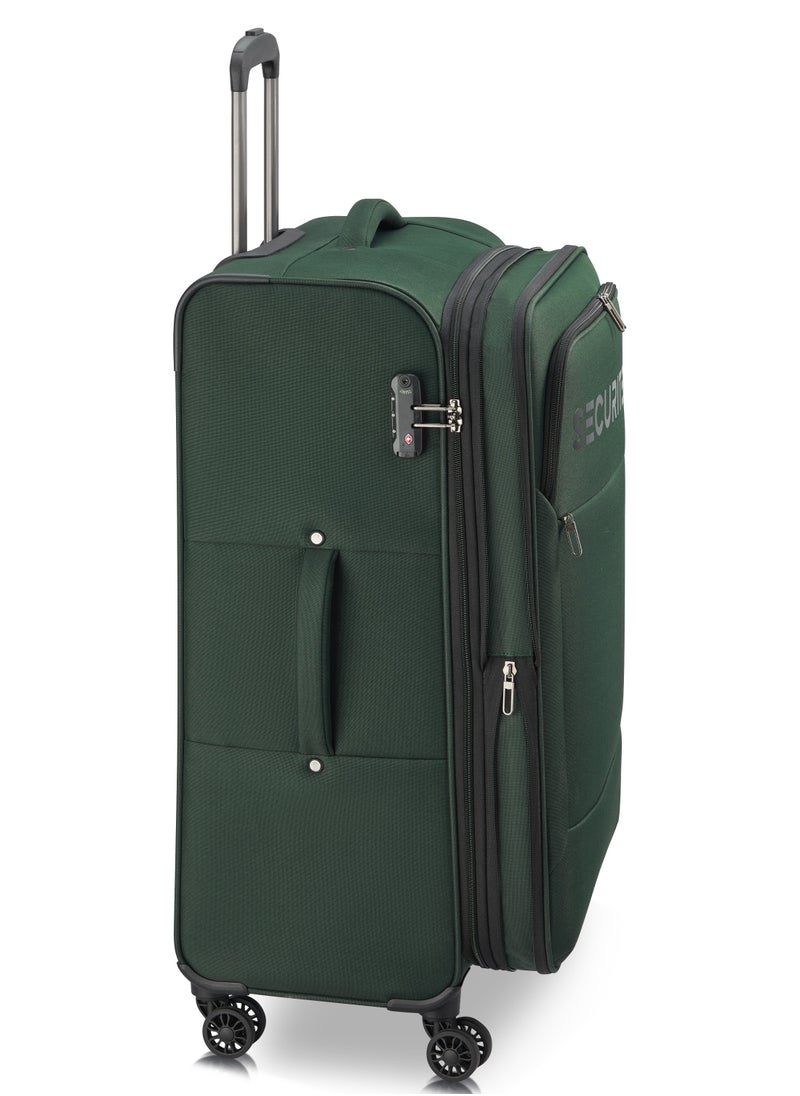 DELSEY - Securitech Vanguard By Delsey Expendable Double wheel trolley 70cm Green Medium - Image 1