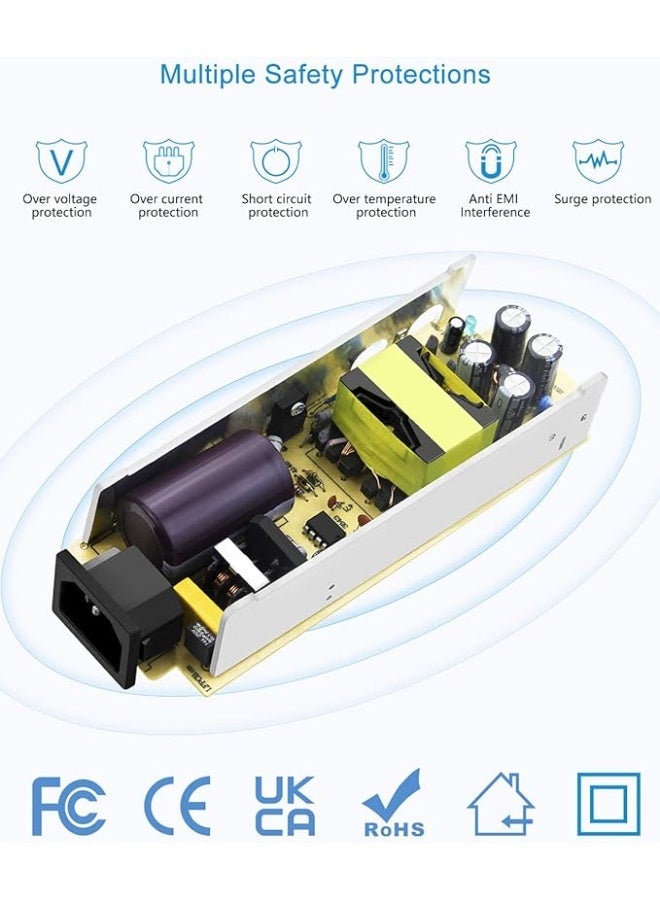 Terabyte محول طاقة 24 فولت 2.5 أمبير مع قابس خرج تيار مستمر 5.5 × 2.5 مم لمصباح شريط LED 5050 3528 - Image 2