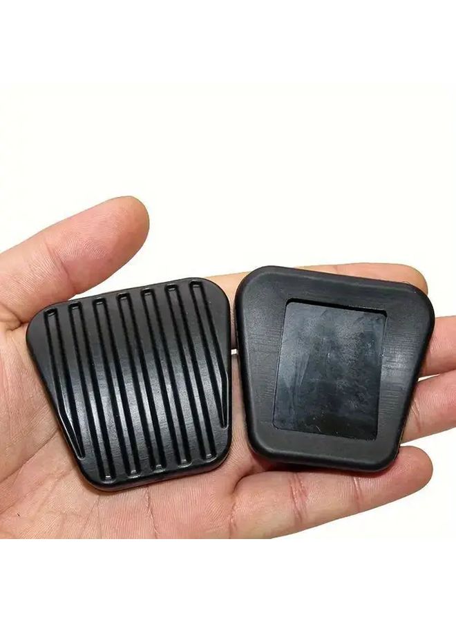 2pcs Anti Slip Rubber Brake And Clutch Pedal Pads For Vehicle Safety Upgrade Durable Easy Install Enhanced Grip Improved Control Comfort High Traction Surface Automotive Accessory Car Maintenance - Image 4