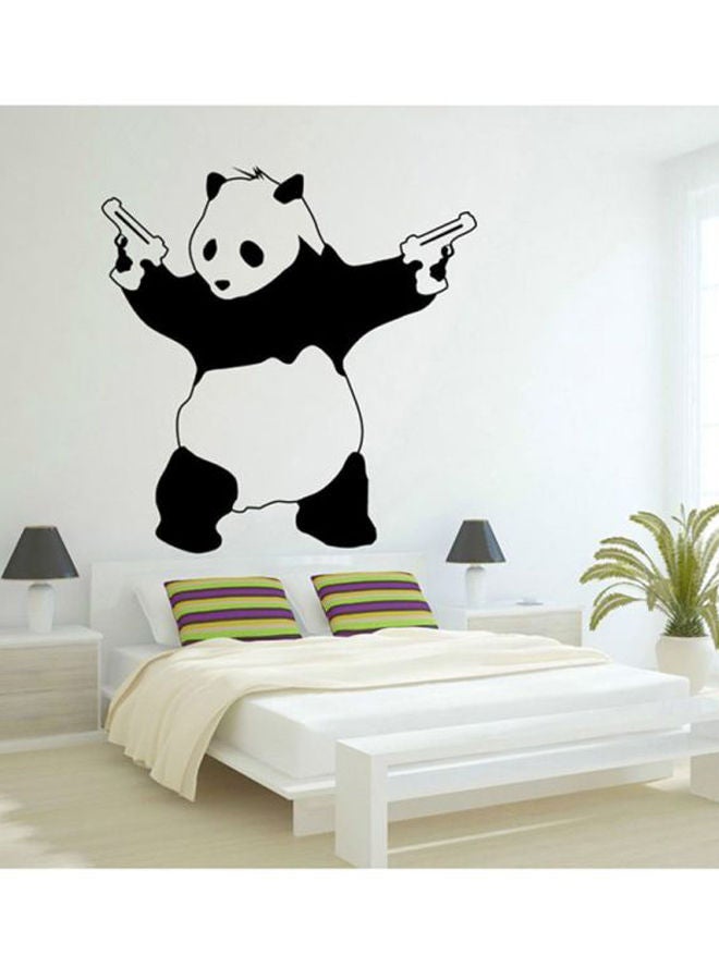 NIBEMINENT Gangster Panda Wall Sticker Black 95x100centimeter - Image 2