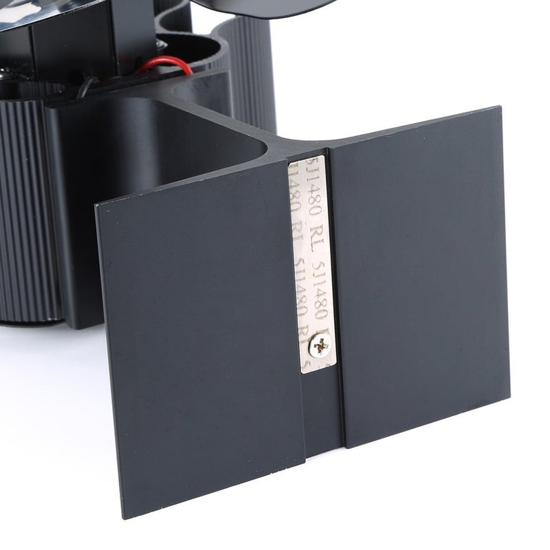 Fireplace Heat Powered Stove Fan Total 5 Blades Aluminum Alloy Wood Stove Fans Silent with a Magnetic Stove Thermometer for Home Fireplace Efficient Heat Distribution - Image 5