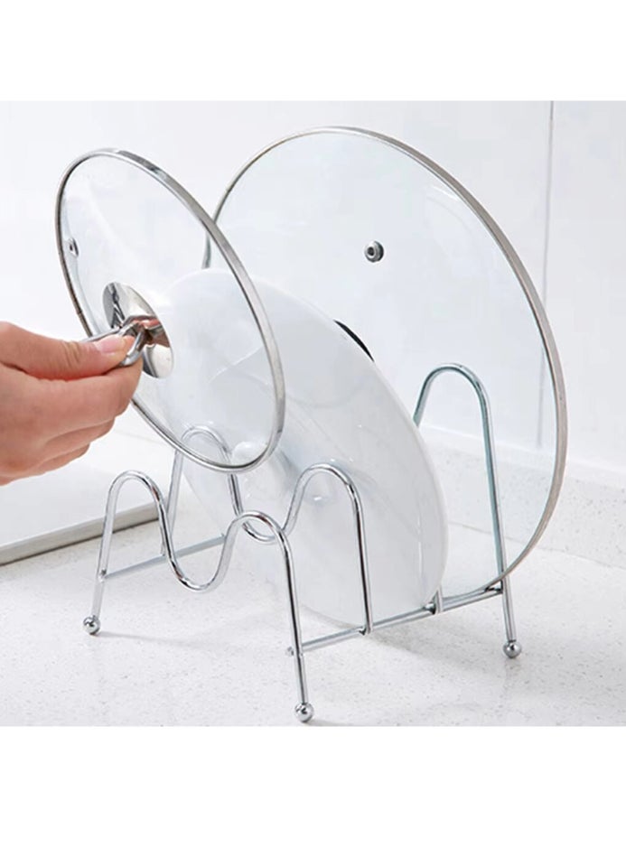 Ayda Stainless Steel Kitchen Stand Cutting Board Plate Holder  - Image 2