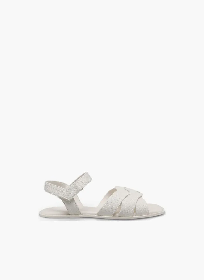 Flora Bella By Shoexpress Flora Bella Girls Textured Hook & Loop Sandals