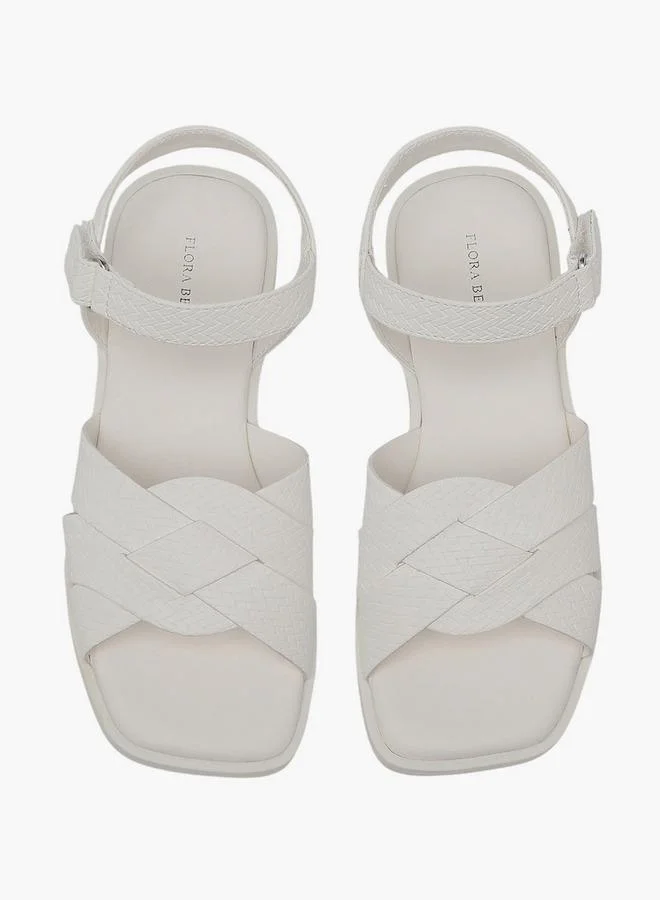Flora Bella By Shoexpress Flora Bella Girls Textured Hook & Loop Sandals