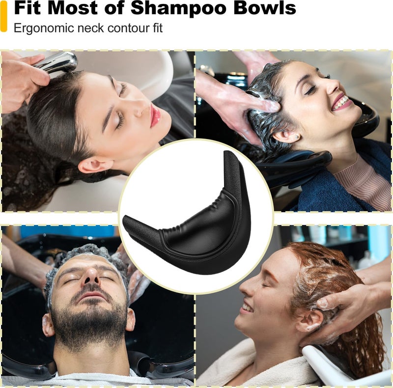 AISEELY Shampoo Bowl Neck Rest for Salon, Salon Shampoo Neck Rest Cushion, Professional Shampoo Bowl Neck Cushion, Silicone Salon Sink Neck Rest for Wash Basin Hair Washing Tray for Sink at Home - Image 2