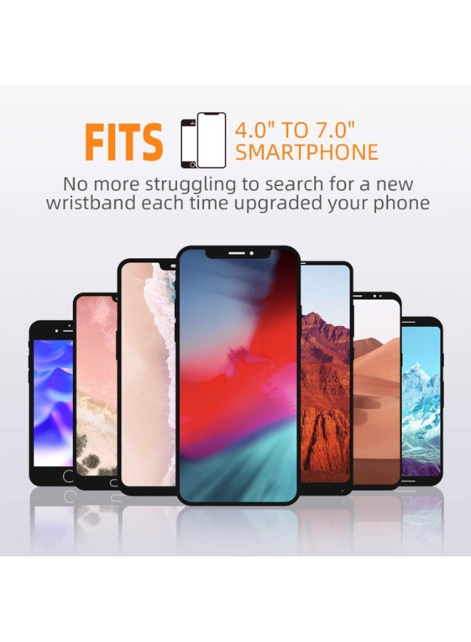 Wristband Phone Holder 360°Rotatable -Phone Armband is Detachable -Running Phone Holder for 4''-6.5''Phones,for Sports,Exercise - Image 2