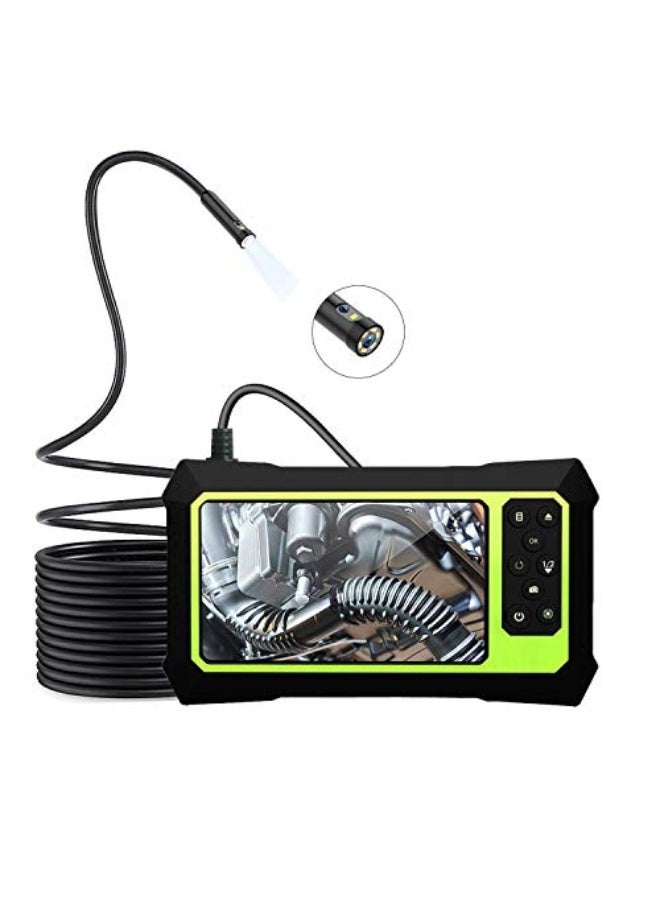Generic Industrial endoscope camera, 16.5 ft/5 m endoscope with 6 LED lights and LCD screen, 1080P Pro HD 4.3-inch borescope, IP67 waterproof endoscope for car repair, no app required - Image 1