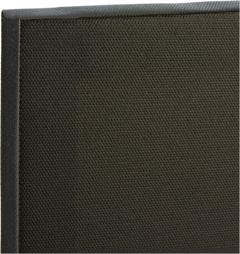 ARS 20x30CM (8x12 Inch) Artist Rectangle Stretched Canvas, Middle Size Pre-Stretched Cotton Canvas Panel Boards 5-Pack, Black - Image 3