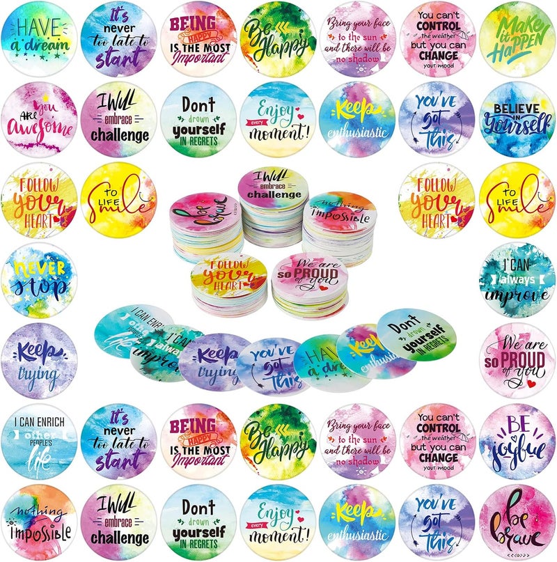 Teling 200 قطعة من بطاقات التأكيد الإيجابية مع 25 اقتباسًا مختلفًا بطاقات تحفيزية تشجيعية للفصل الدراسي للأطفال أقوال اللطف هدايا تشجيعية جوائز بأسلوب لطيف - Image 1
