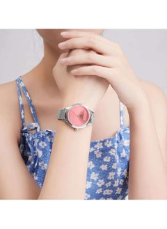 NAVIFORCE Elegant Women's Quartz Watch Stylish Round Dial with Minimalist Design Stainless Steel Mesh Strap Fashionable Timepiece for Everyday Wear and Special Occasions  - Image 3