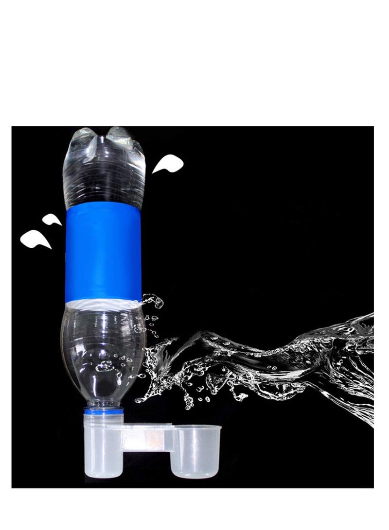SYOSI Bird Water Feeder Drinker Cup Bottle Plastic Drinking Feeding up Bowl Tools for Poultry, made of high quality plastic material, Easy to install, convenient and practical - Image 3