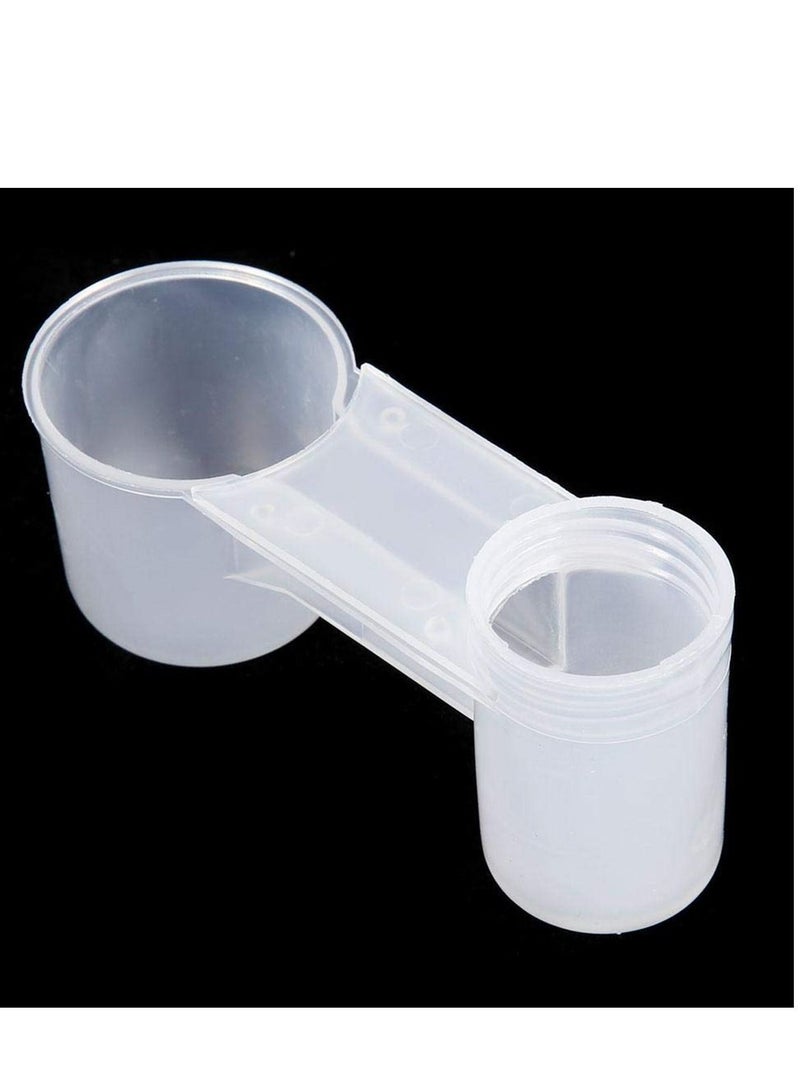 SYOSI Bird Water Feeder Drinker Cup Bottle Plastic Drinking Feeding up Bowl Tools for Poultry, made of high quality plastic material, Easy to install, convenient and practical - Image 2