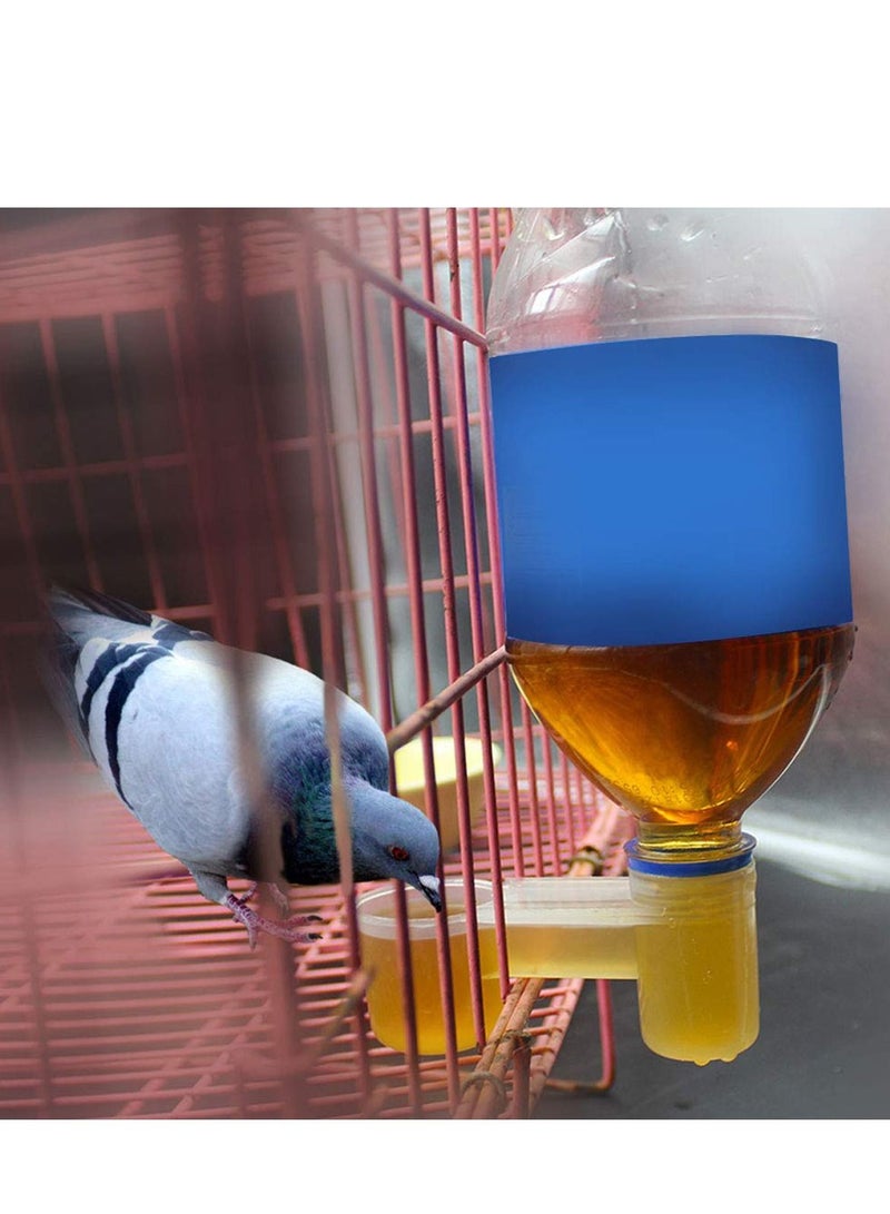 SYOSI Bird Water Feeder Drinker Cup Bottle Plastic Drinking Feeding up Bowl Tools for Poultry, made of high quality plastic material, Easy to install, convenient and practical - Image 1