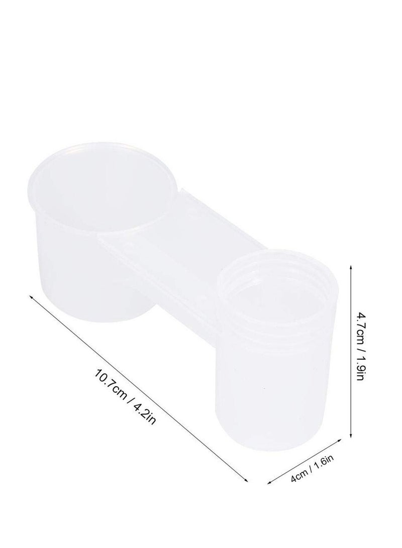 SYOSI Bird Water Feeder Drinker Cup Bottle Plastic Drinking Feeding up Bowl Tools for Poultry, made of high quality plastic material, Easy to install, convenient and practical - Image 5