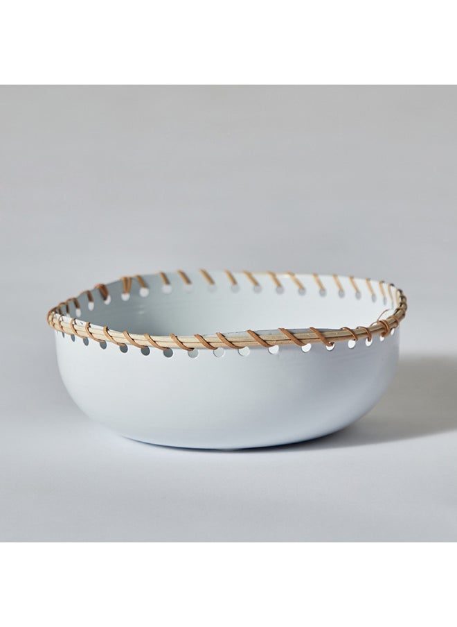 Splendid Metal Decorative Bowl with Cane 21 x 8 x 21 cm - pzsku/ZB69C8390B66E941C444BZ/45/_/1710232450/b644d3a3-23d2-43cf-82eb-b6540087279b