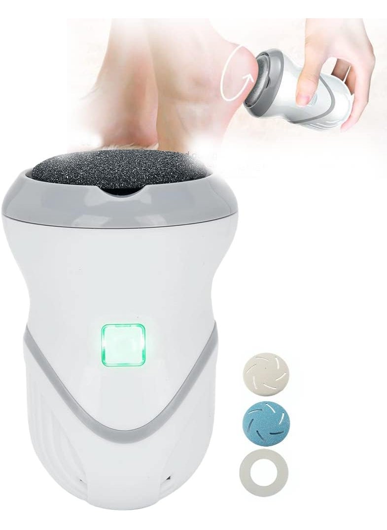ZJchao - Electric Foot Callus Remover Professional Pedicure ToolsPortable Electronic Foot FileWaterproof Foot Scrubber File Vacuum Adsorption Foot Grinder for Dead Hard Cracked Dry - Image 1