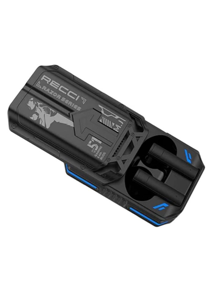 Recci RECCI Waterproof Sports Earphones Zinc Aluminum Alloy External Frame RECCI/REP W51 Black Color New Version  - Image 1