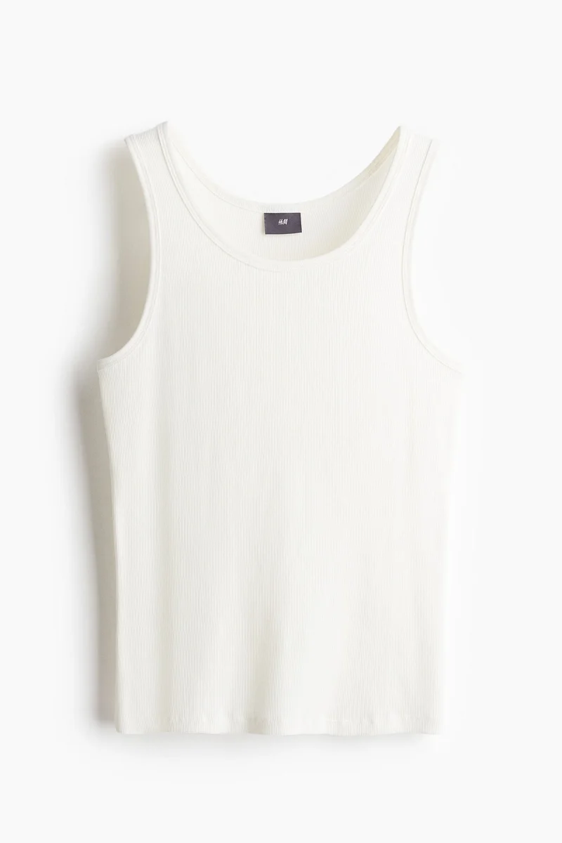H&M Cotton pyjama vest top and shorts